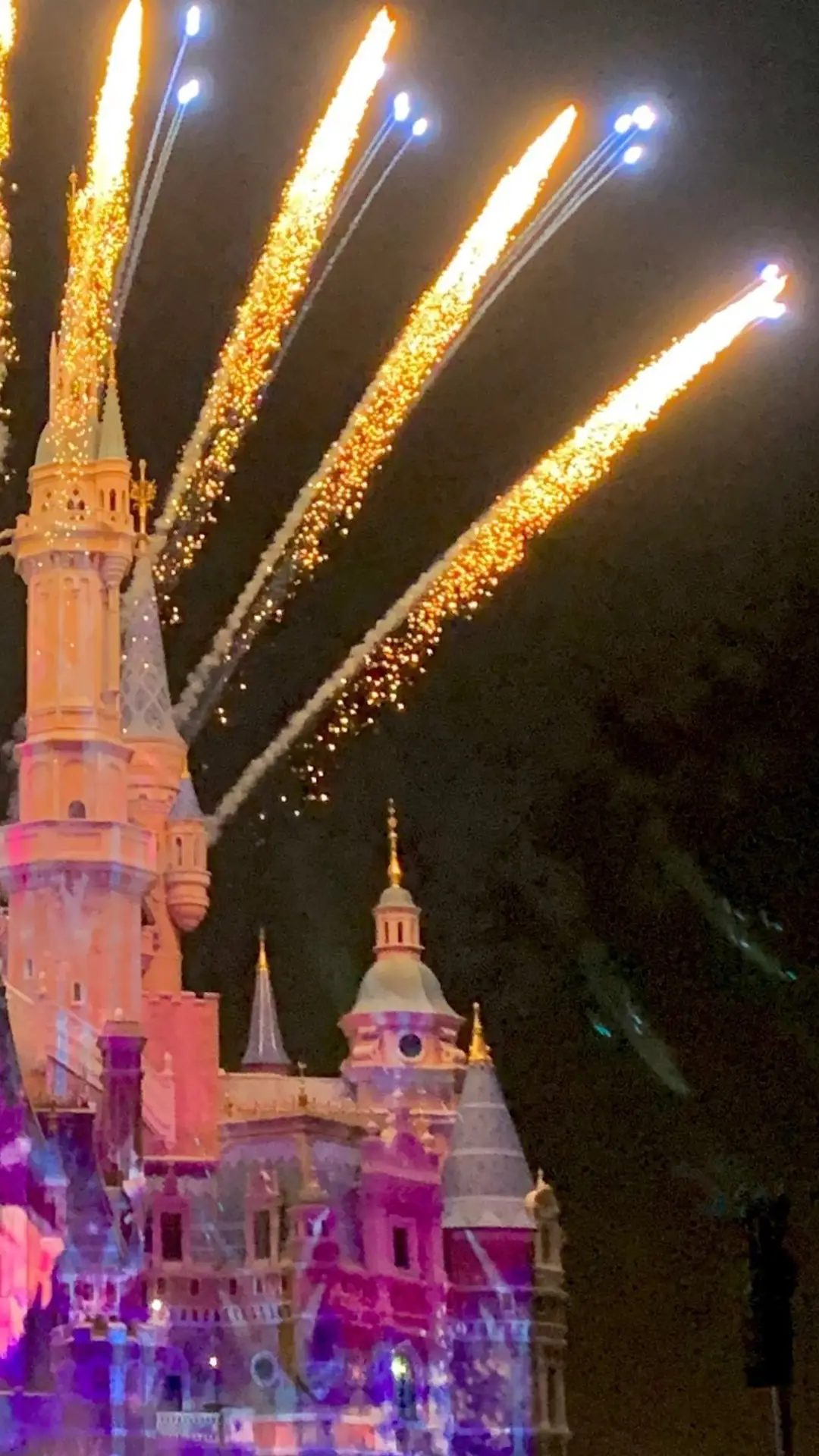Fireworks over the castle
